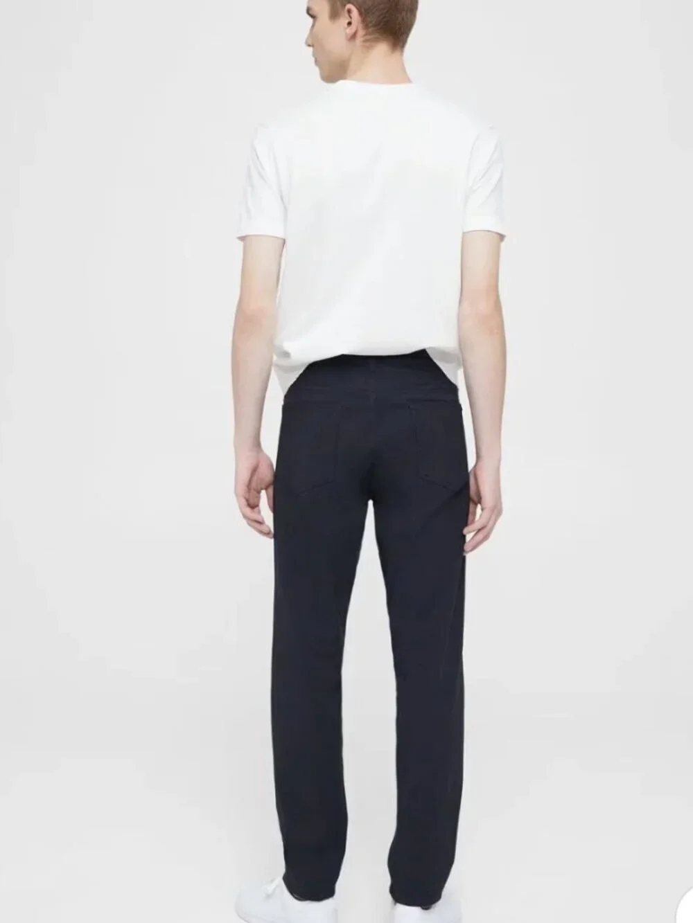 THEORY Jake Be D Slim Straight Pant in Neoteric Twill - Dark Navy Men Size 31/32